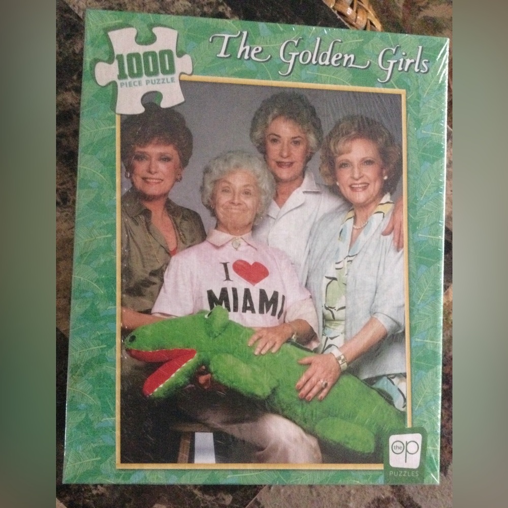 Golden Girls, I Heart Miami 1,000-Piece Jigsaw Puzzle, New